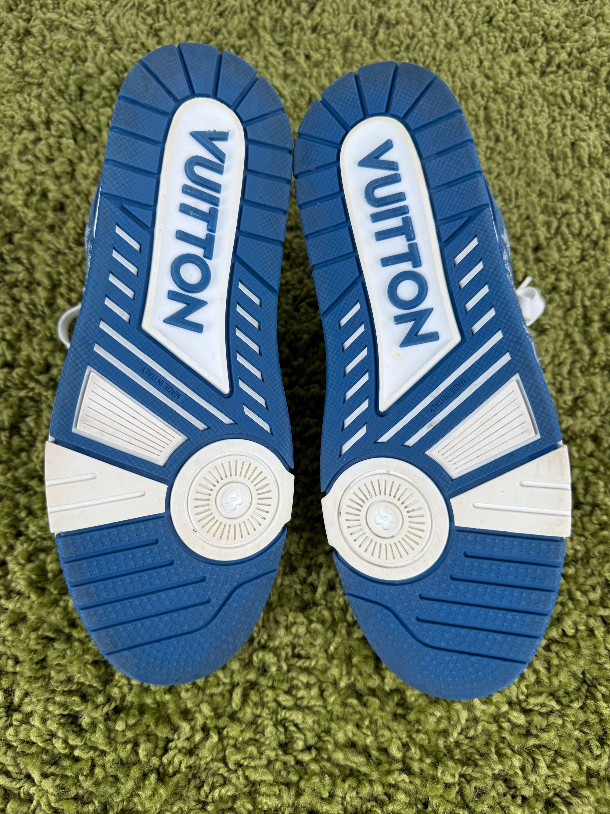 Louis Vuitton Trainer Denim Blu 6