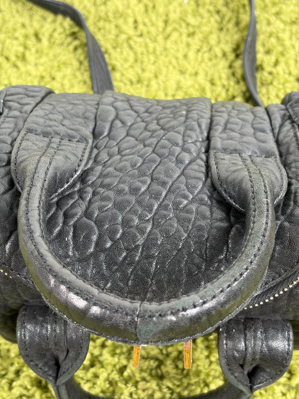 Borsa Alexander Wang Rockie in pelle nera