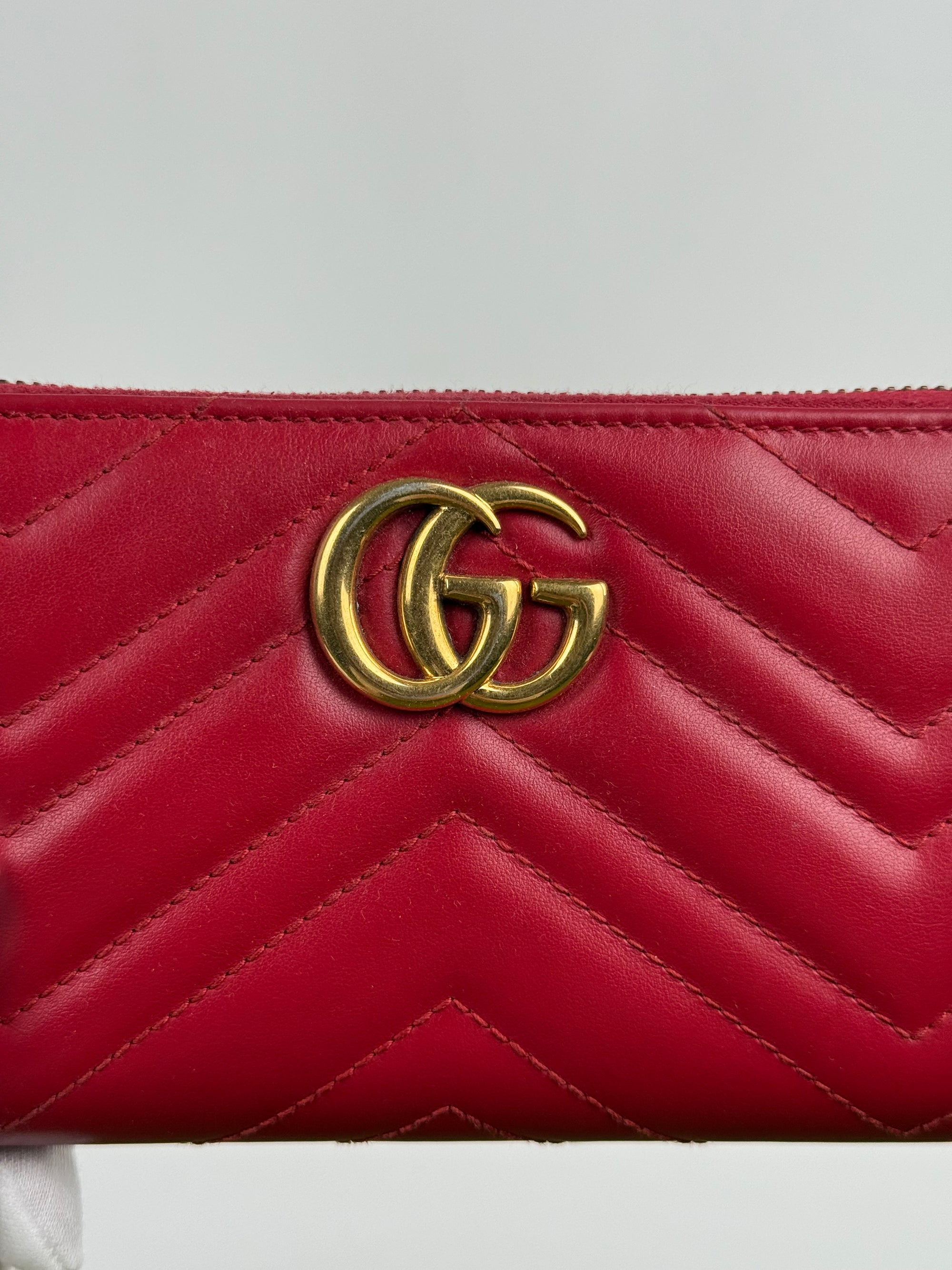 Portafoglio Gucci Marmont Rosso