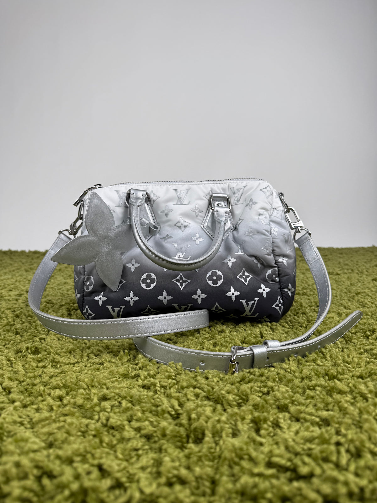 Borsa Louis Vuitton Sky Speedy Bandoulière 25 Grigio Multicolor