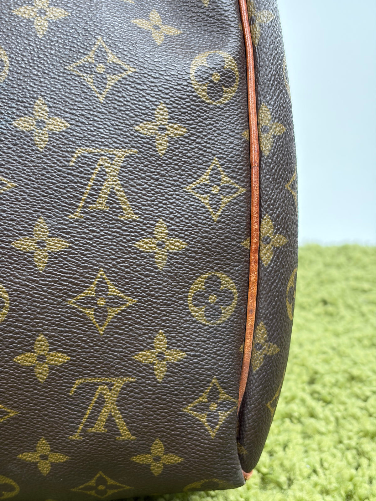 Borsone da viaggio Keepal Louis Vuitton Marrone