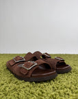 Ciabatta Gucci in Camoscio Marrone 8
