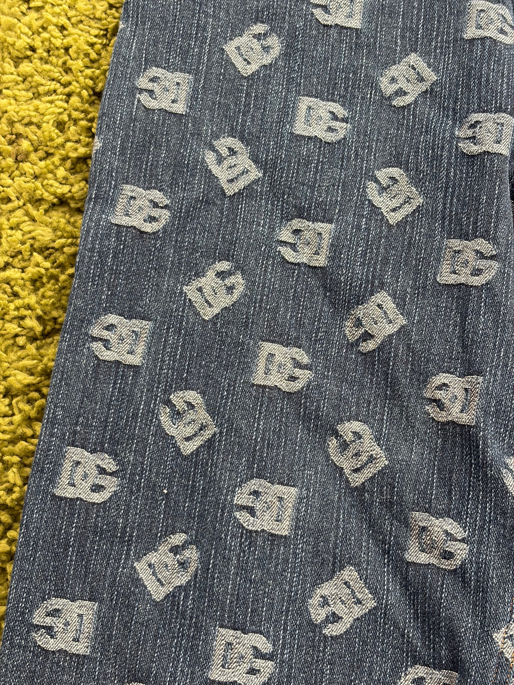 Jeans Dolce e gabbana Size 46 blu e bianco