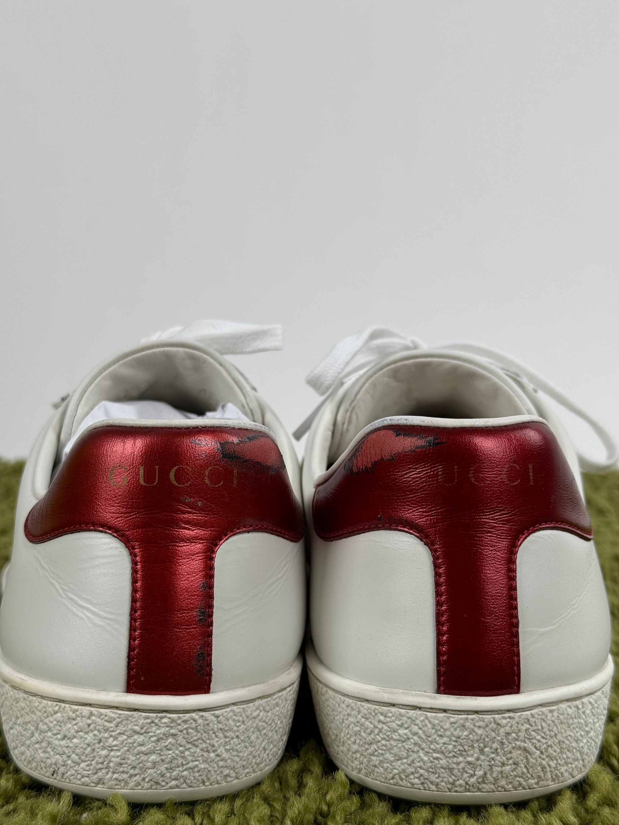 Gucci Ace con strappo Bianche 7