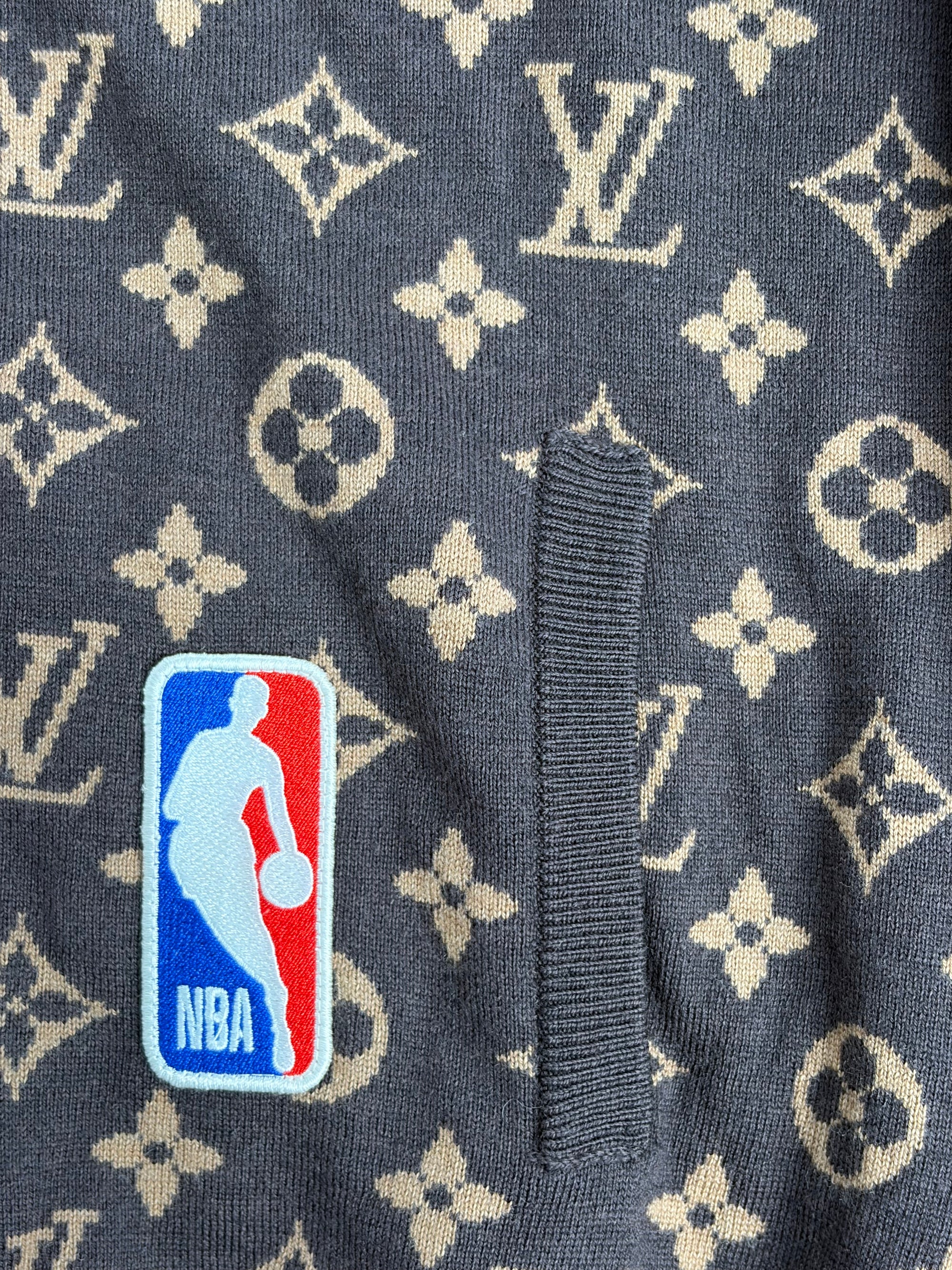 Felpa louis Vuitton X NBA Size M marrone e multicolore