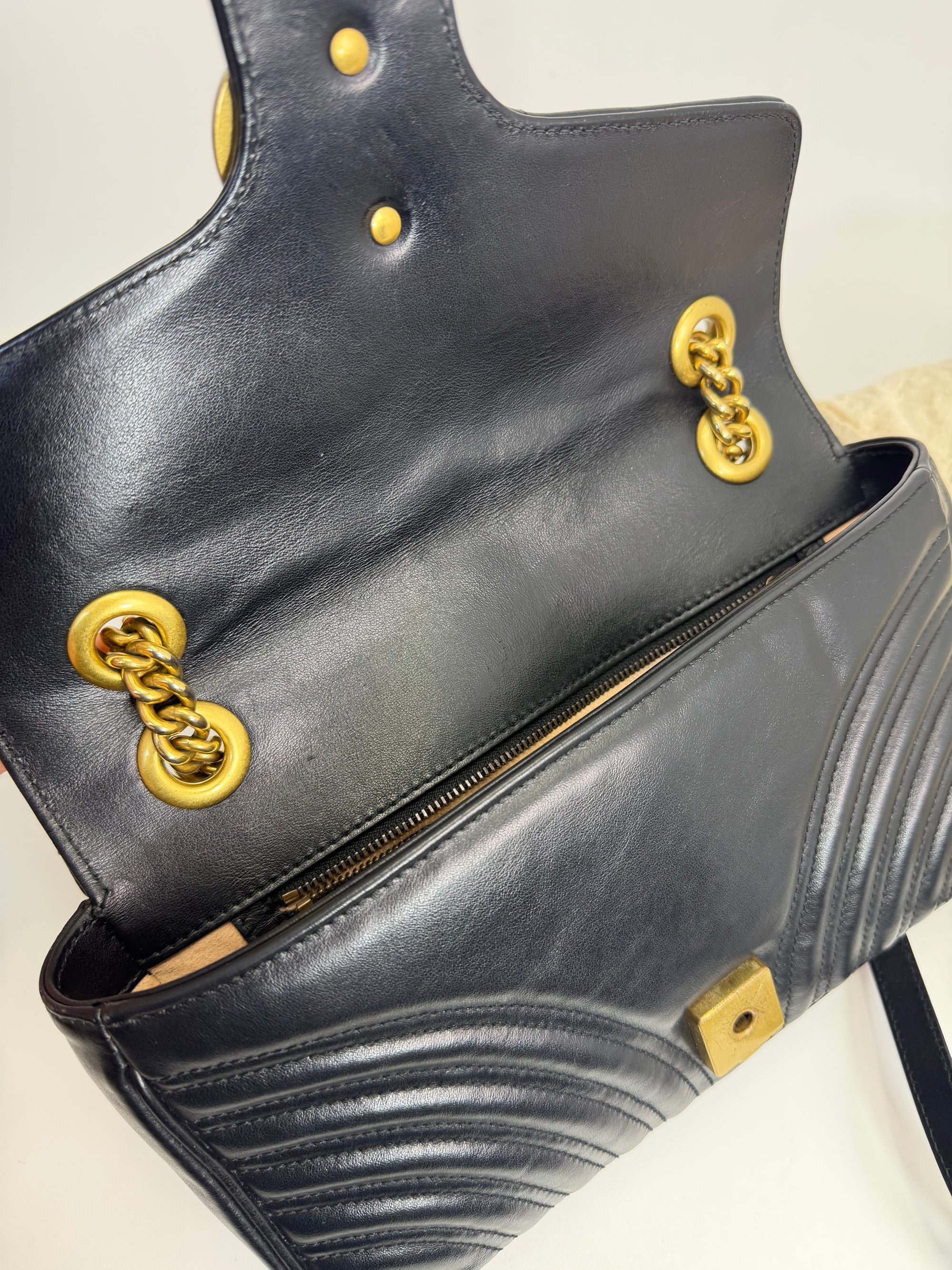 Gucci marmont misura media Nera