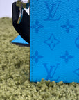 Mini Borsa a tracolla Louis Vuitton Gaston Azzurra