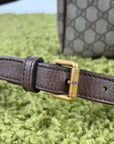 Borsello Gucci beige verde e rosso
