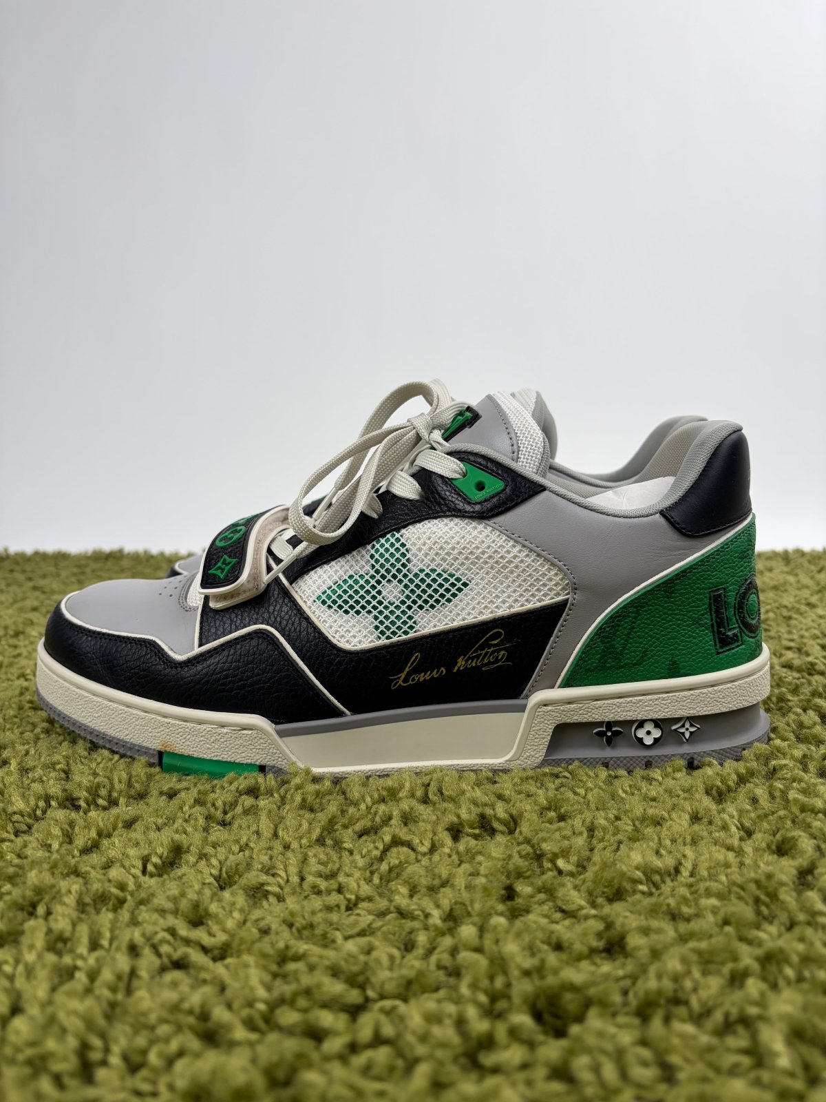 Louis Vuitton Trainer Nera Multicolor 9 - Second Hand Di Fiore