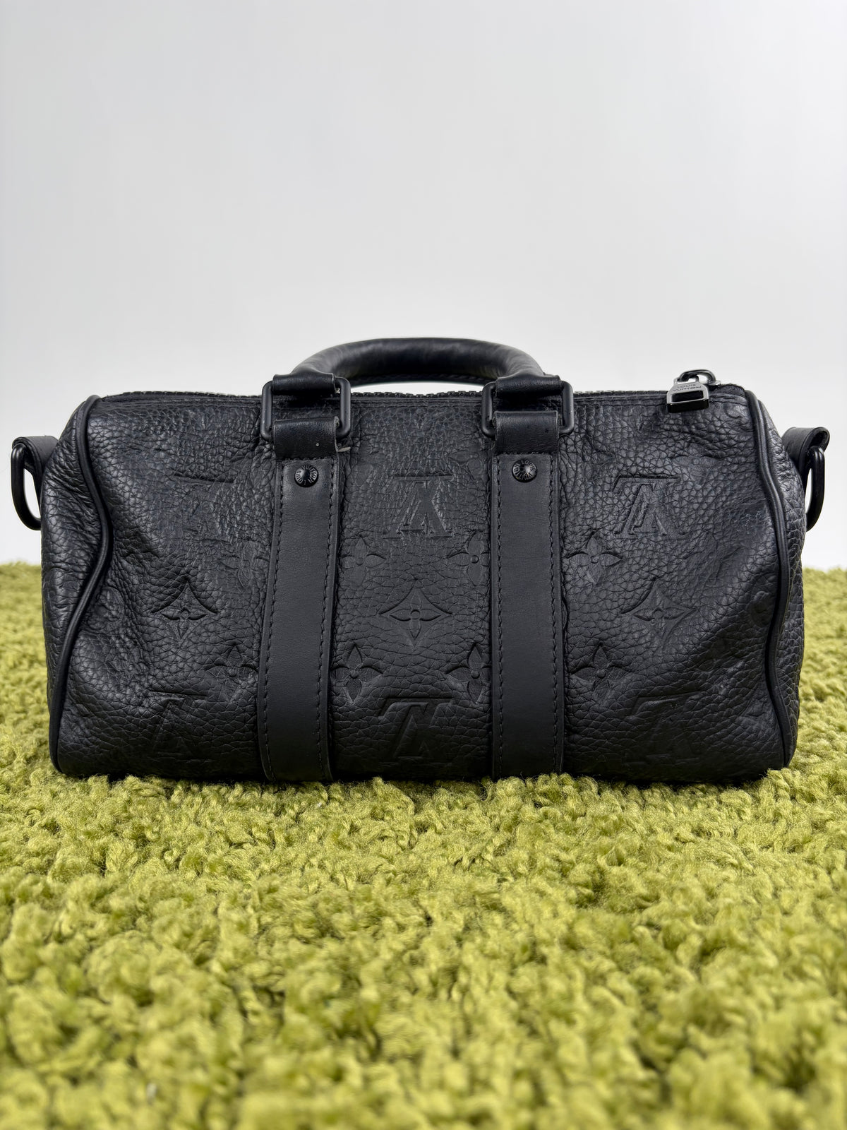 Borsa Keepall Bandoulière 25 Monogram Louis Vuitton Nero