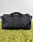 Borsa Keepall Bandoulière 25 Monogram Louis Vuitton Nero