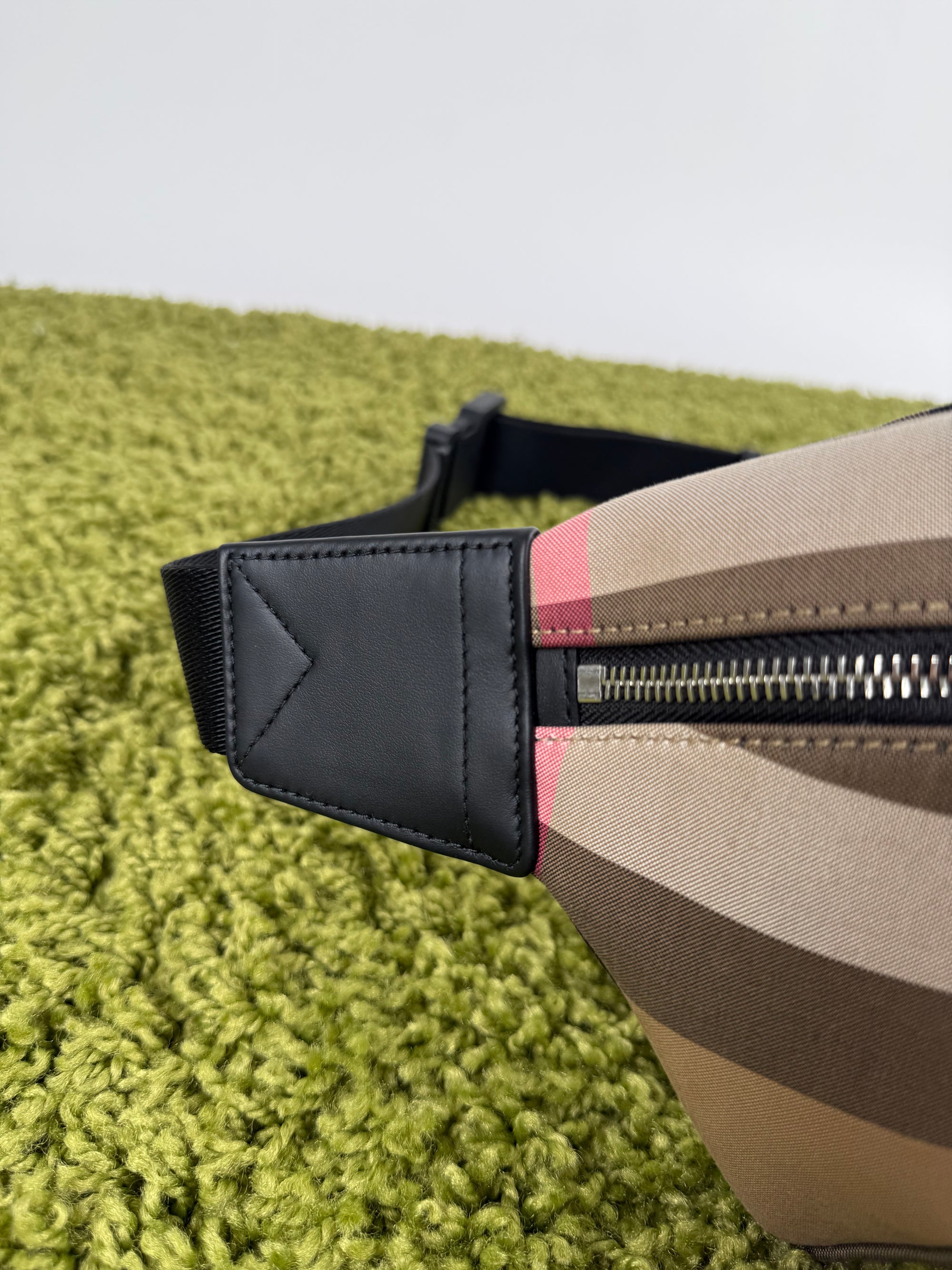 Marsupio Sonny Canvas Check Burberry Marrone