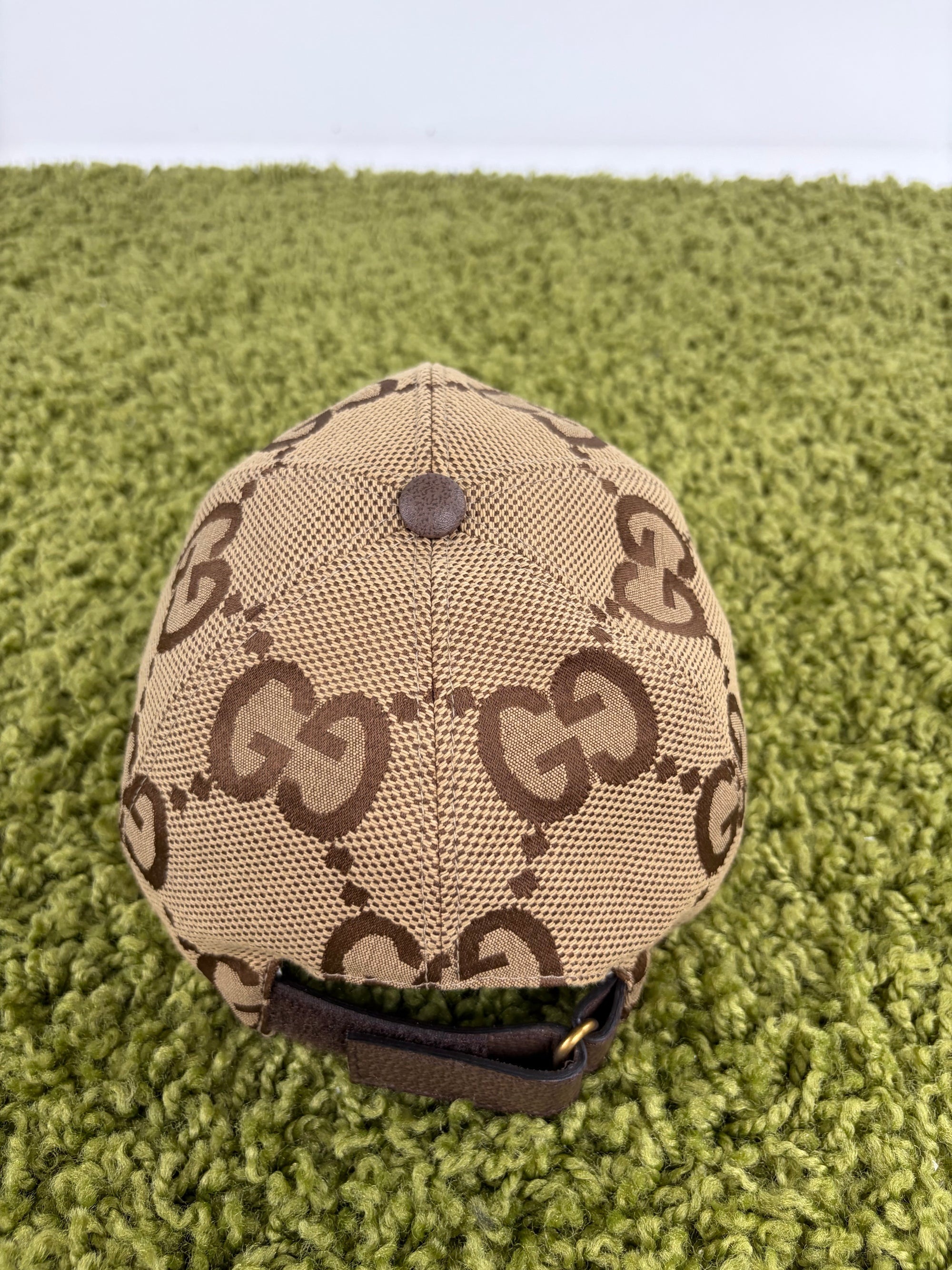 Cappello Gucci marrone e beige