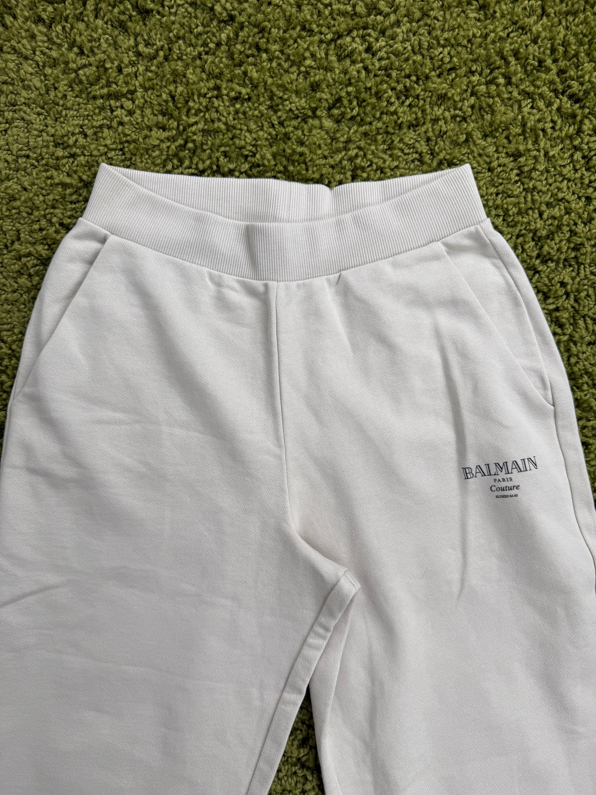 Completo Balmain Bianco Felpa XS pantalone XS