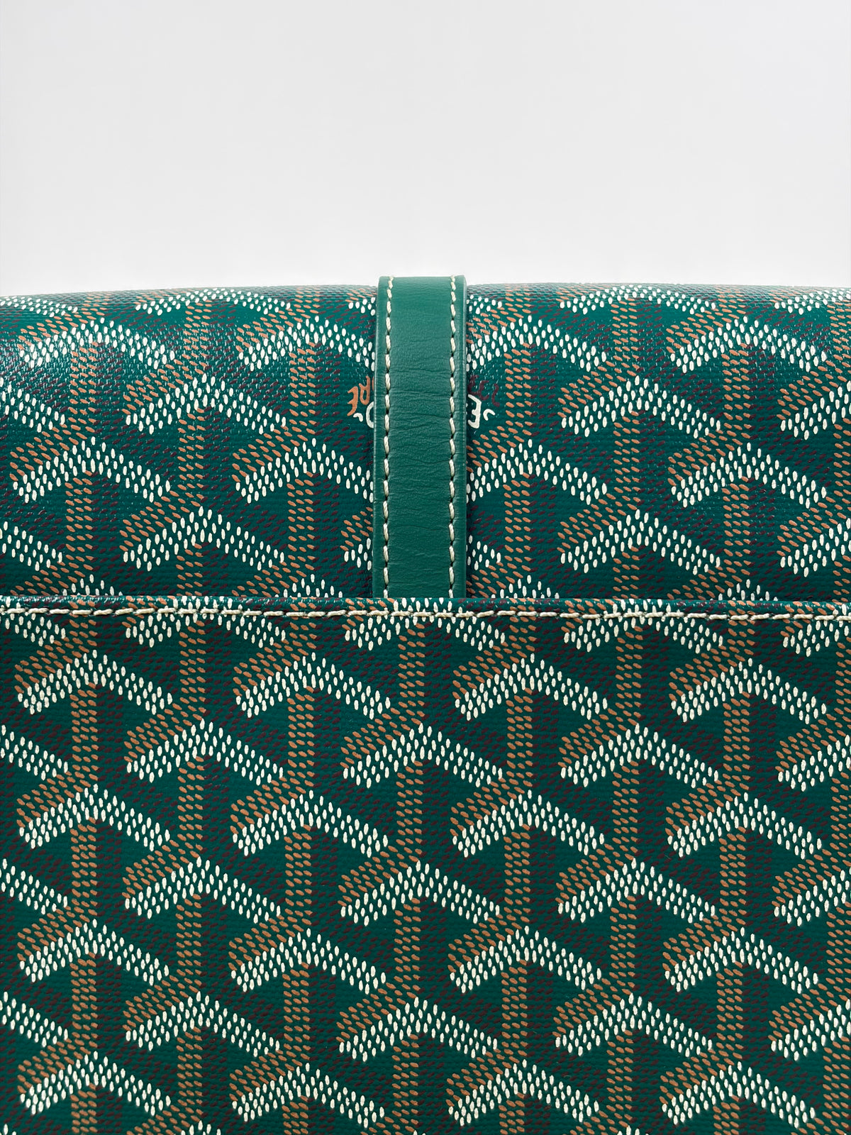 Borsa Goyard Belvedere PM in tela Goyardine Verde