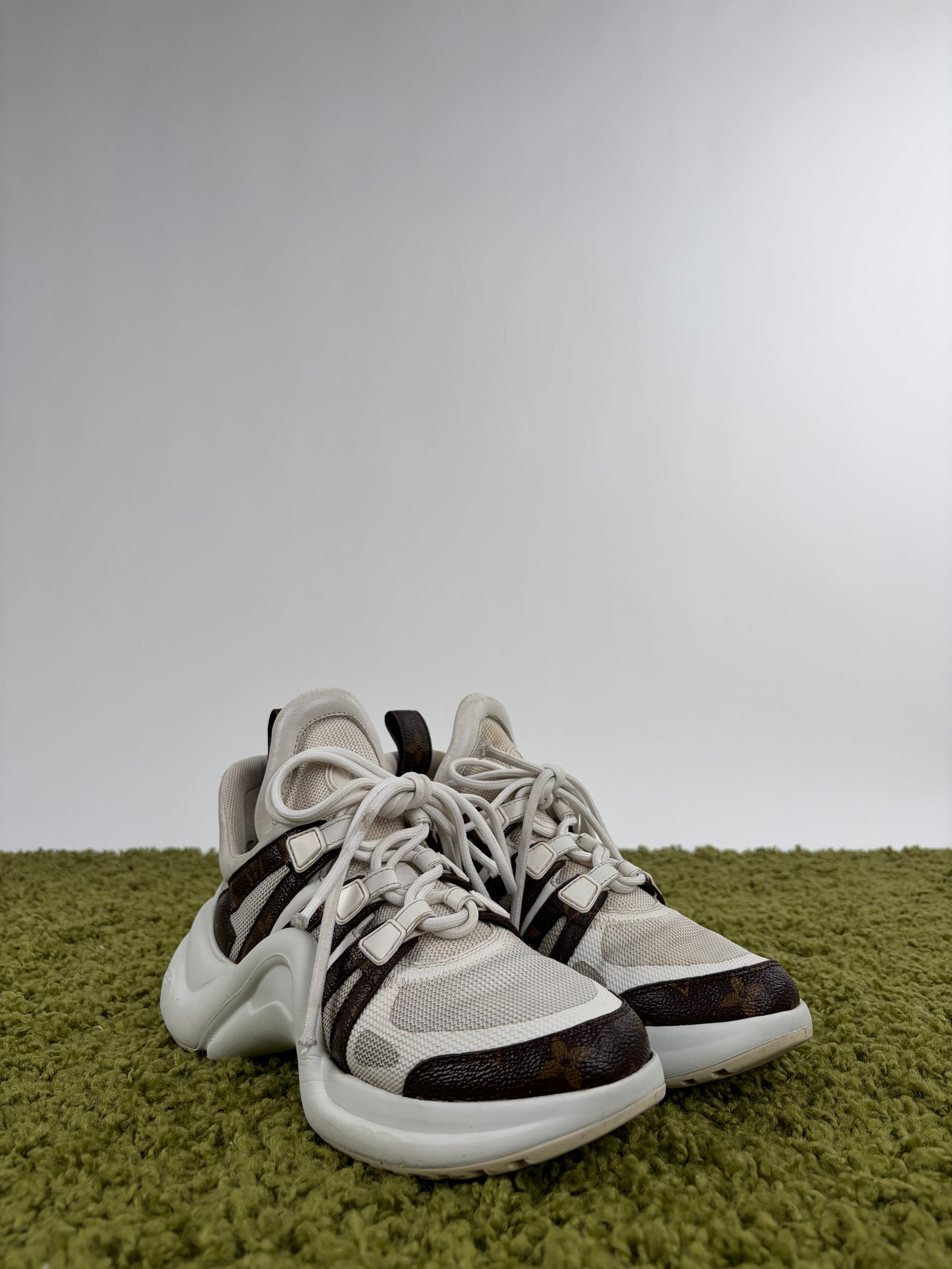 Louis vuitton archlight Size 37 bianche e marroni