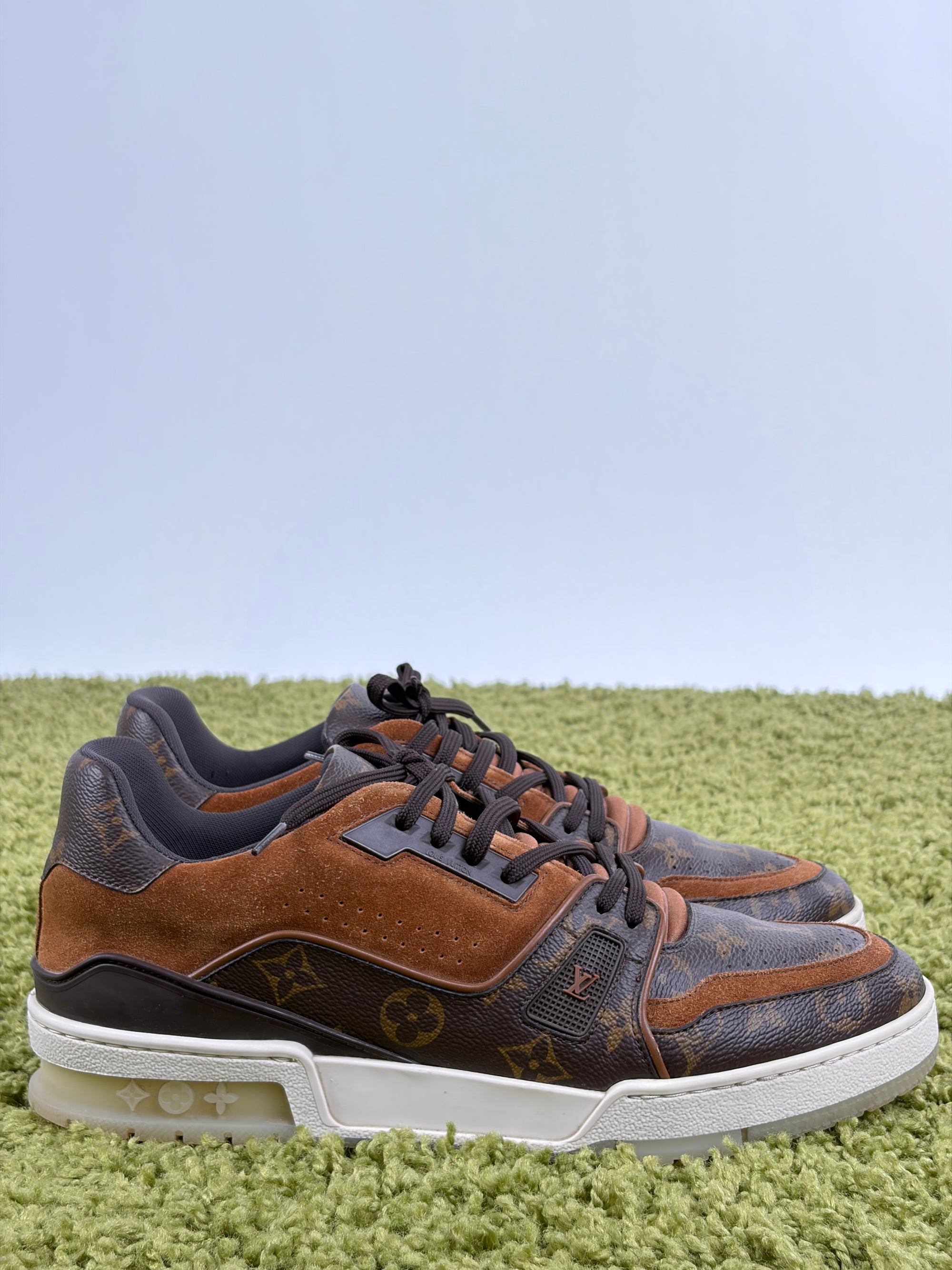 Louis vuitton trainer Size 8=42 calza 43 marrone