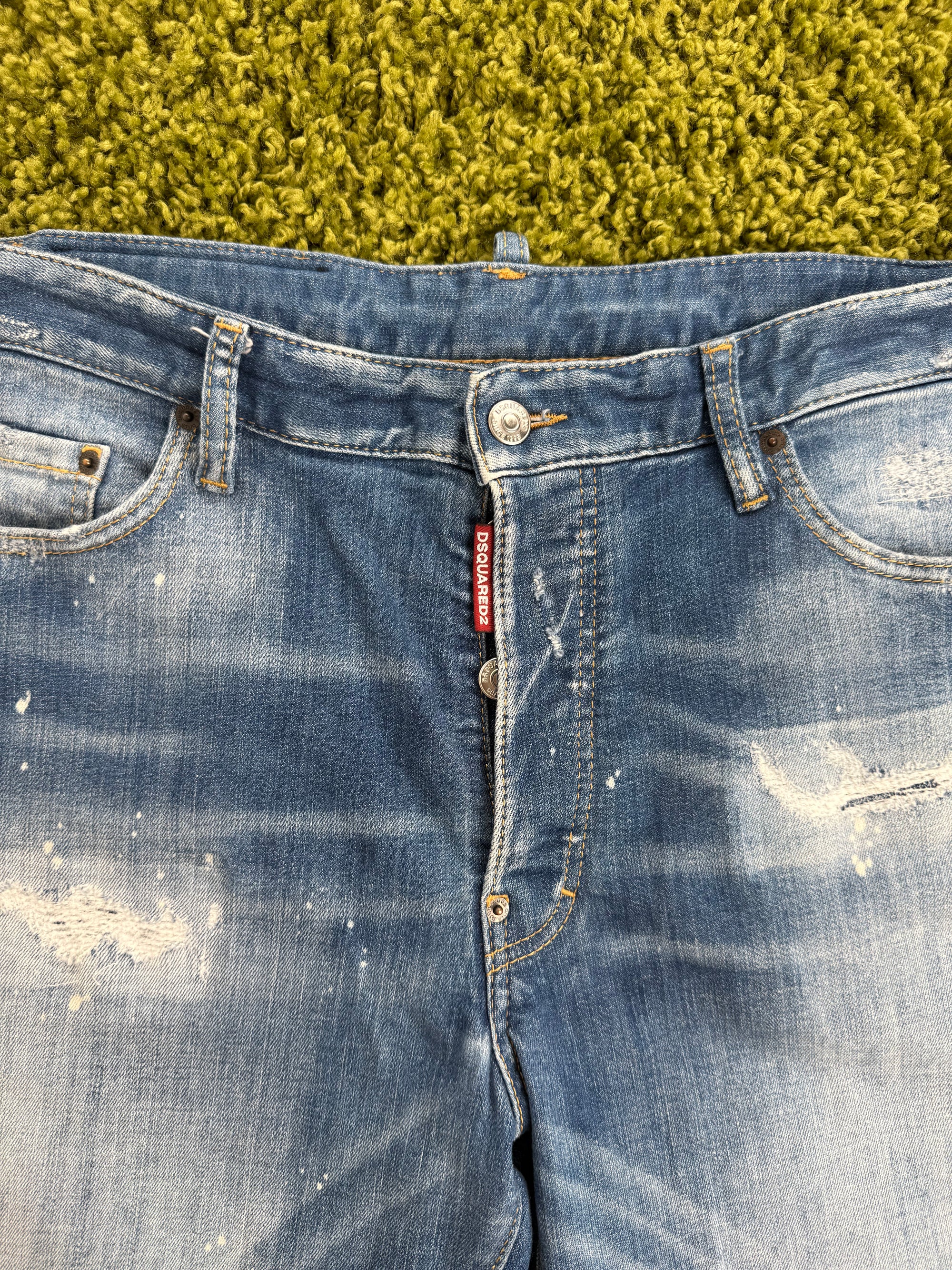 Pantaloncino Dsquared2 in denim 50