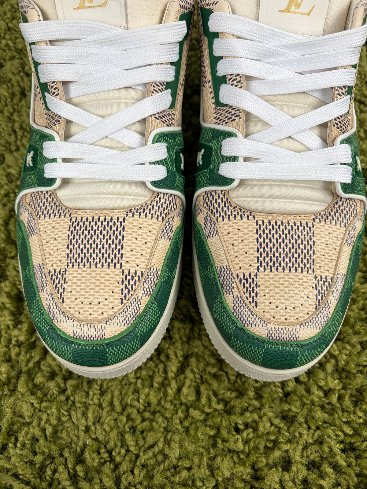 Louis Vuitton Trainer Verde Multicolor 9