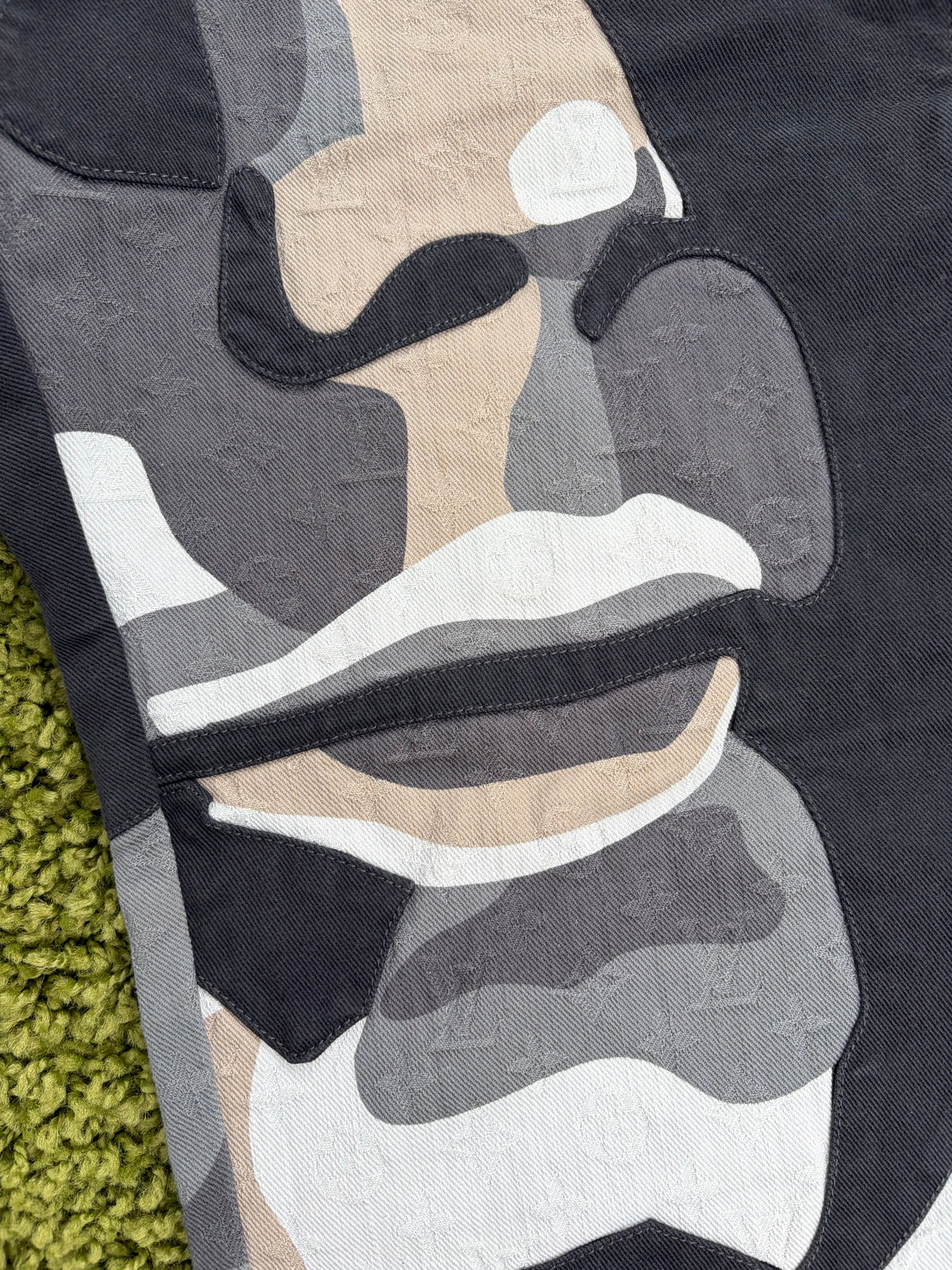 Jeans Louis Vuitton X KidSuper Patchwork Multicolor 34