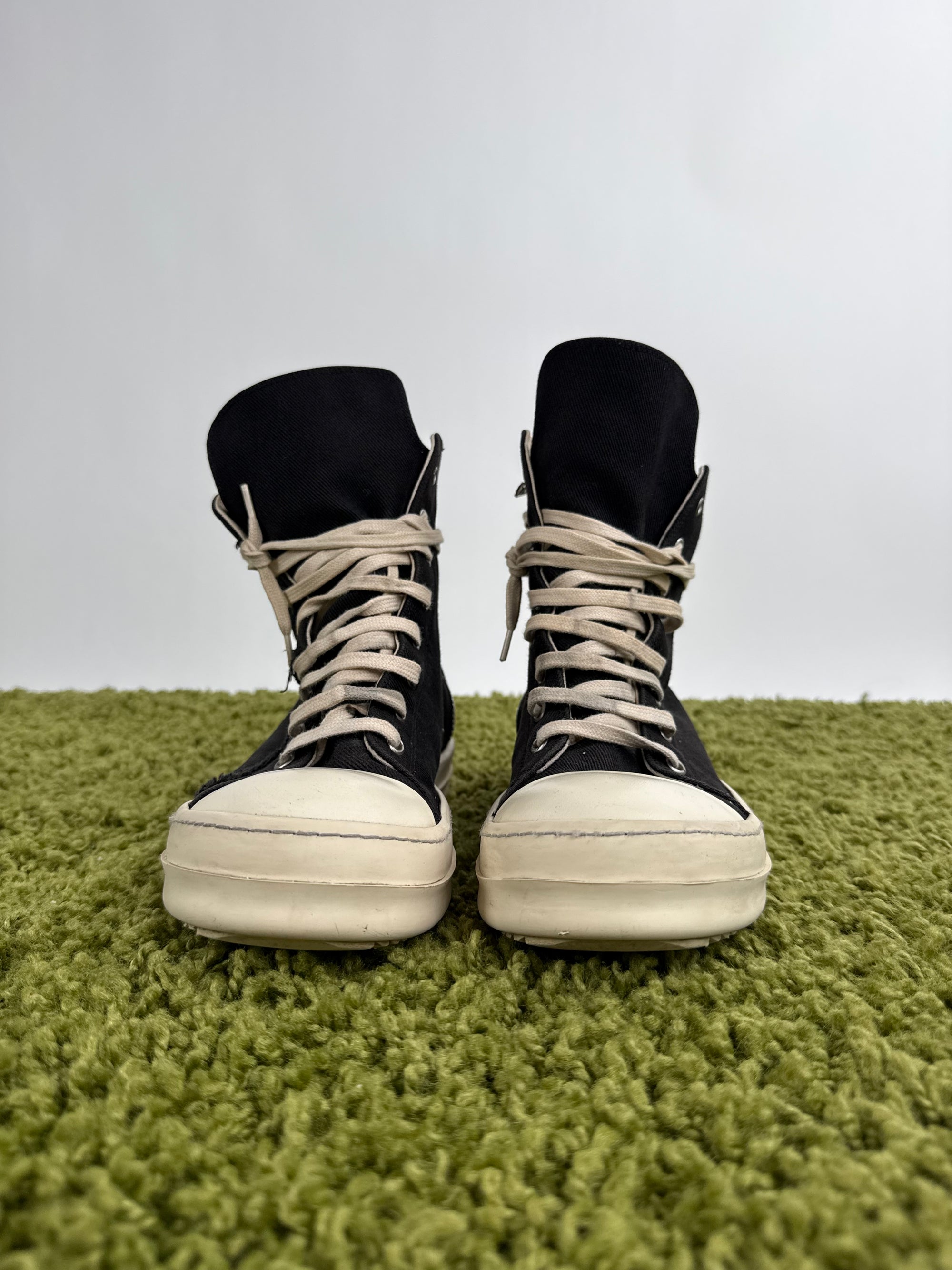 Rick Owens Ramones Distressed Nero 41