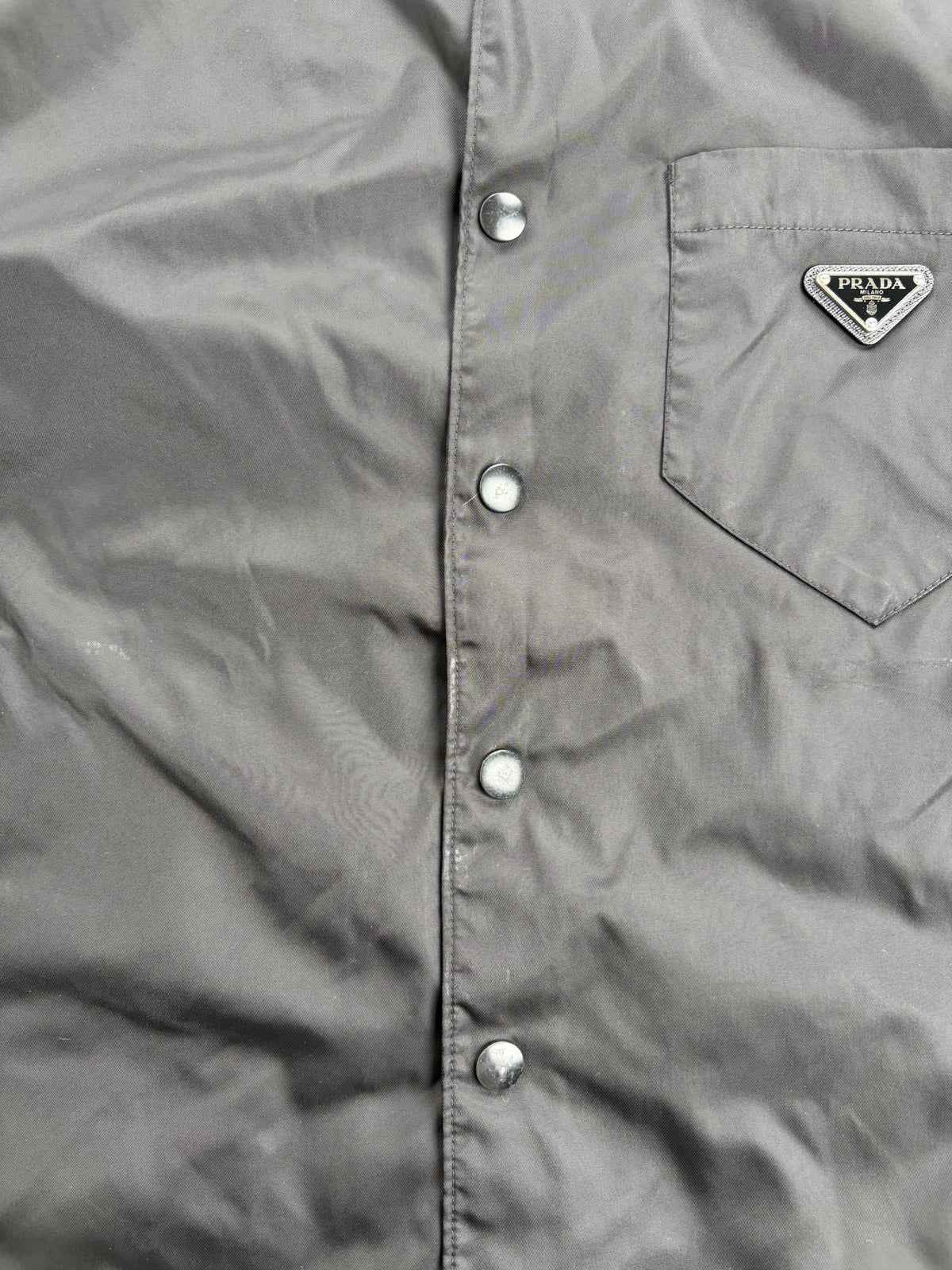 Camicia Prada Re-Nylon Nero L