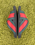 Sandali Gucci Size 9=43 nere verdi e rosse