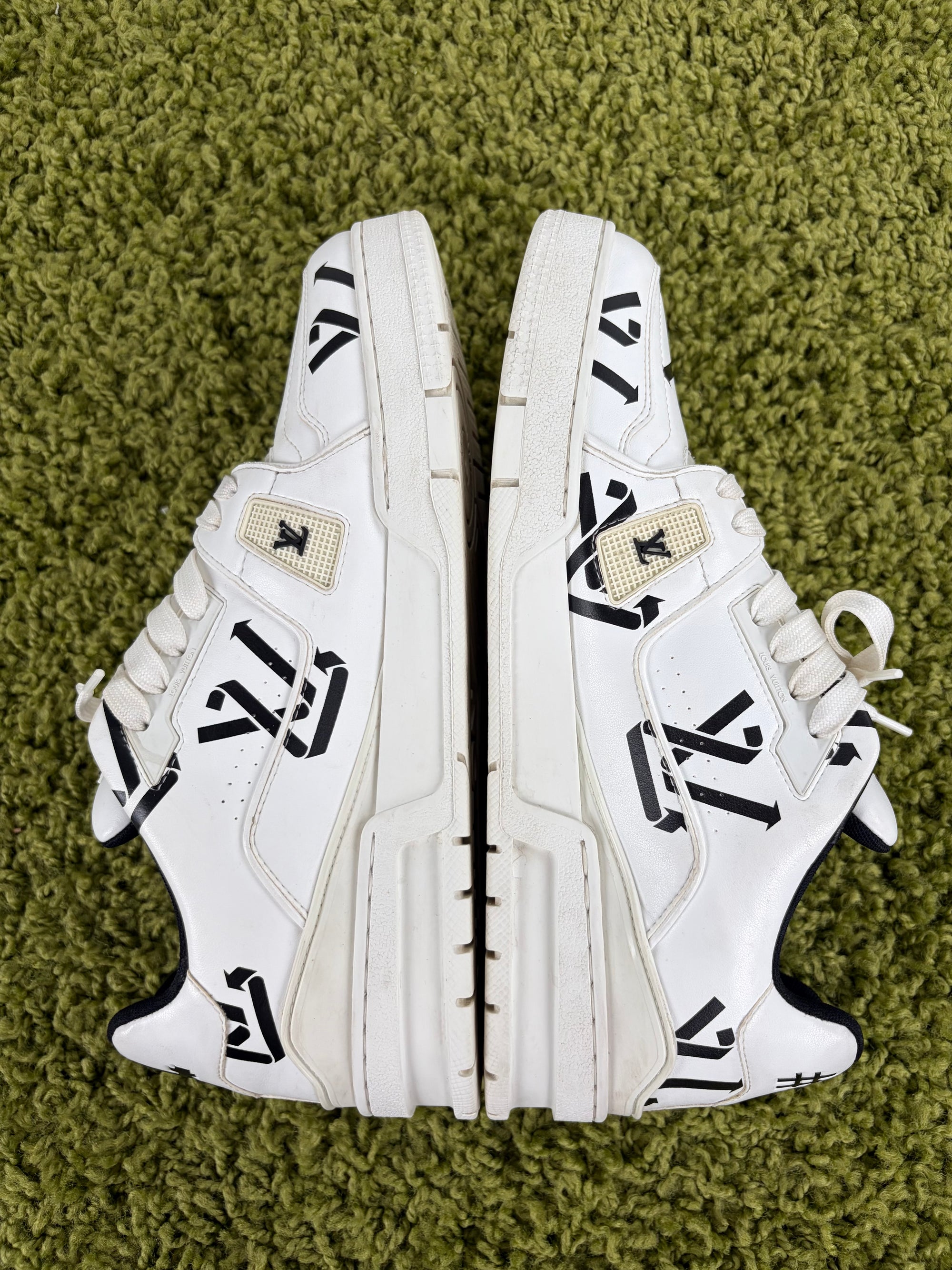 Louis vuitton trainer Size 8=42 calza 43 bianca e nera