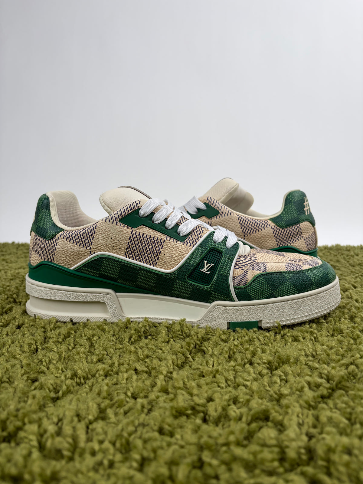 Louis Vuitton Trainer Verde Multicolor 9