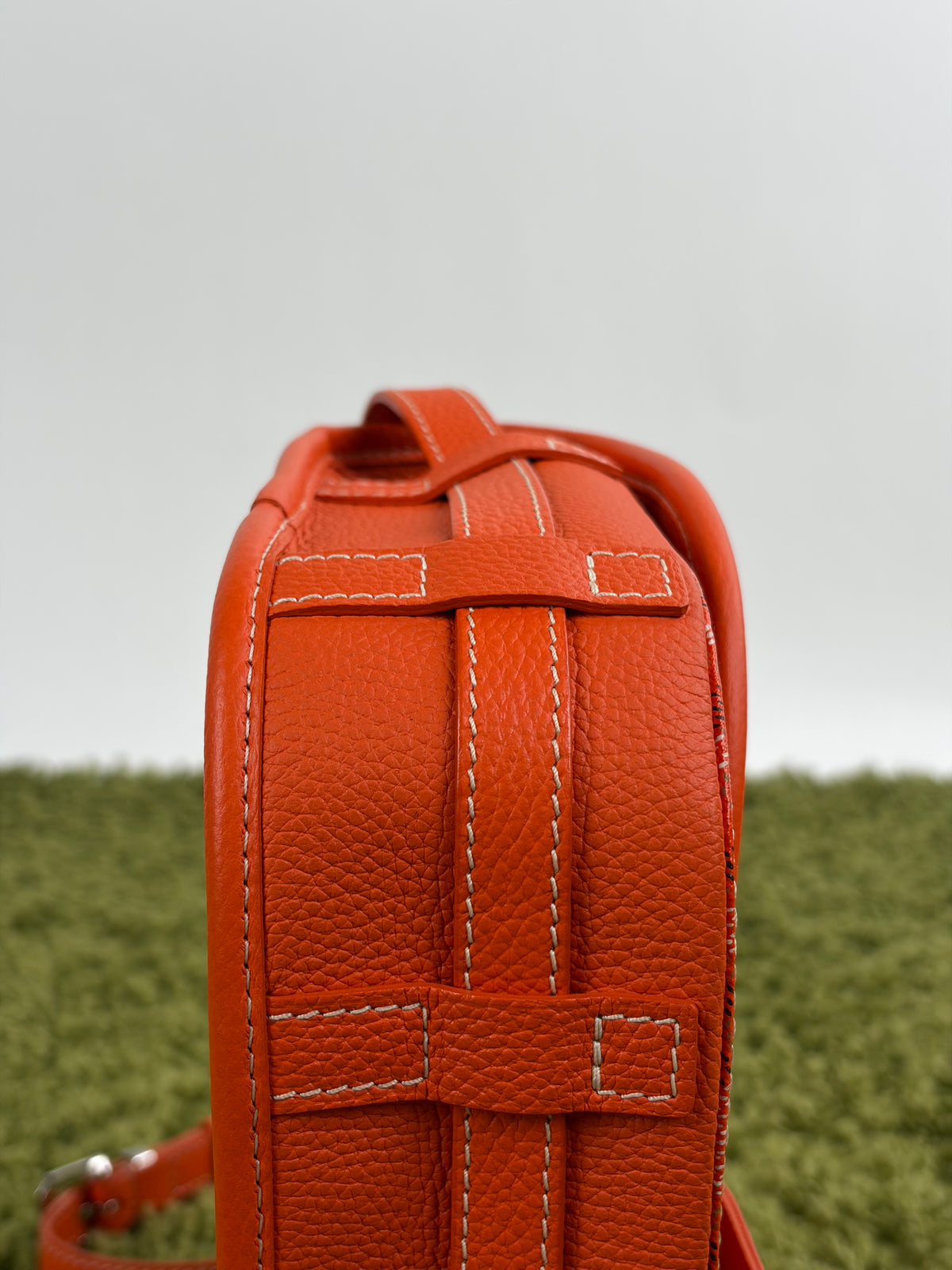Borsa Goyard Belvedere PM in tela Goyardine Arancione