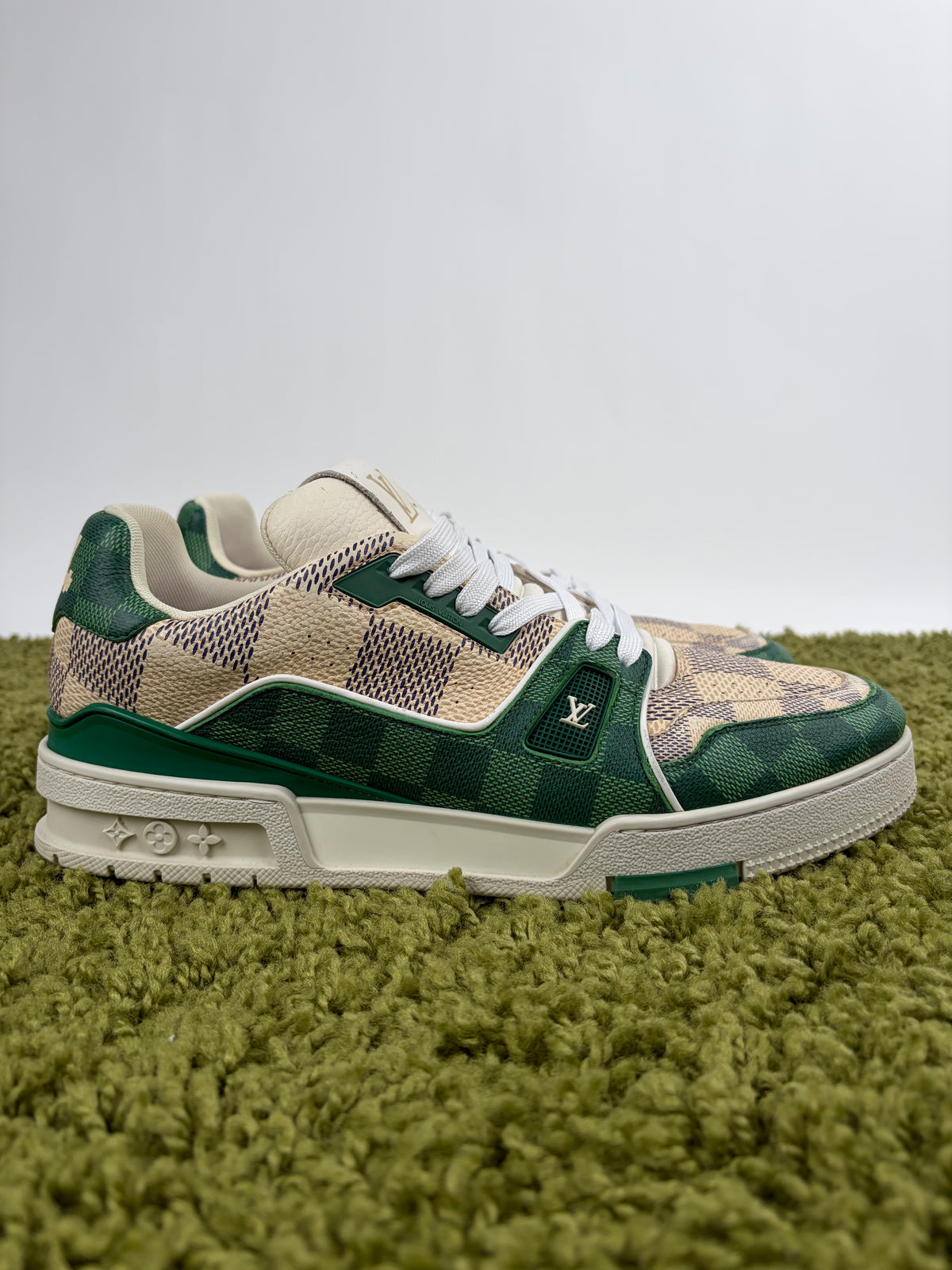 Louis Vuitton Trainer Verde Multicolor 9