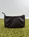 Borsa Fendi Baguette in tela Marrone