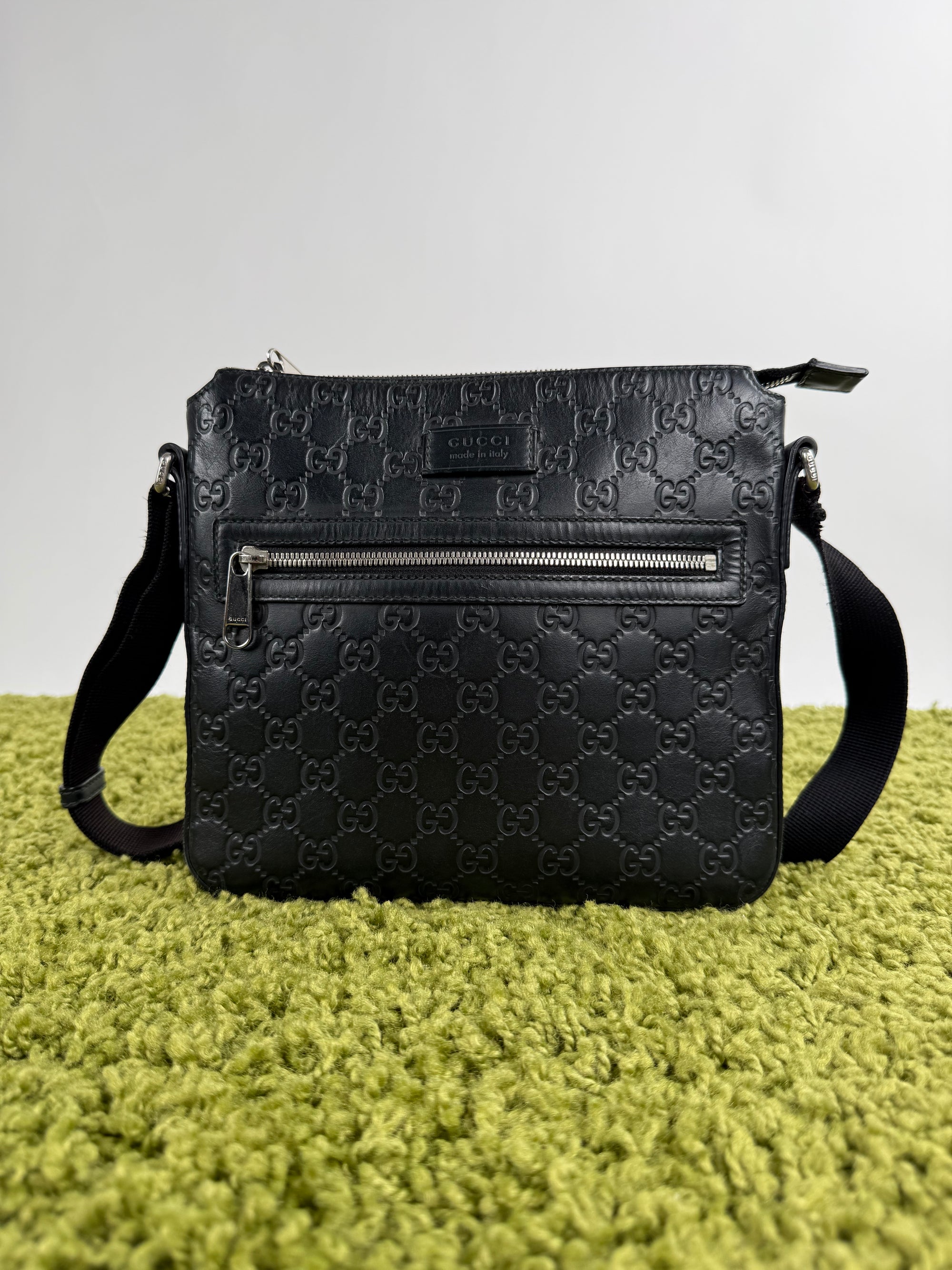 Borsello Gucci in Pelle Nera