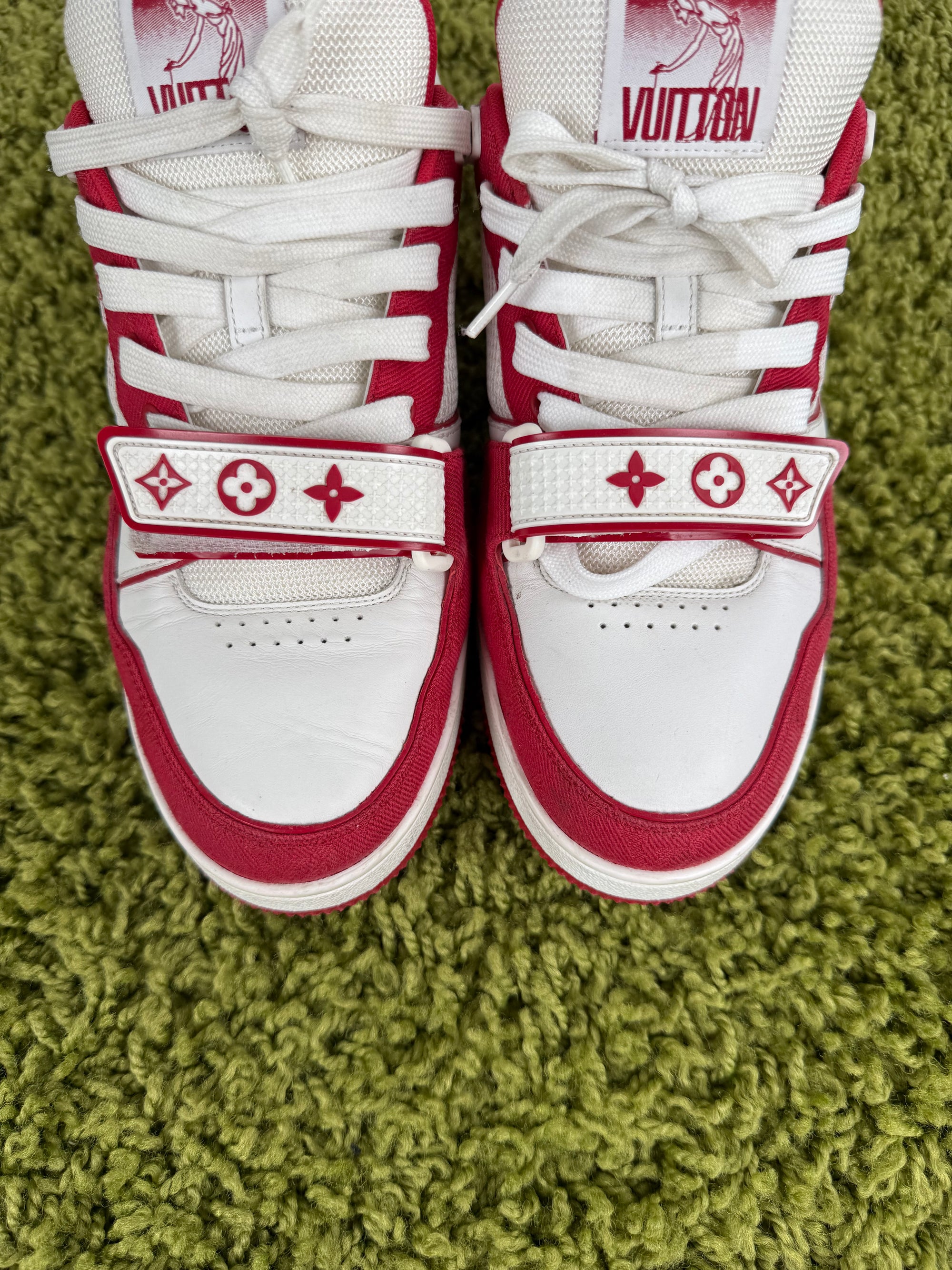 Louis Vuitton Trainer in denim Rossa 7.5