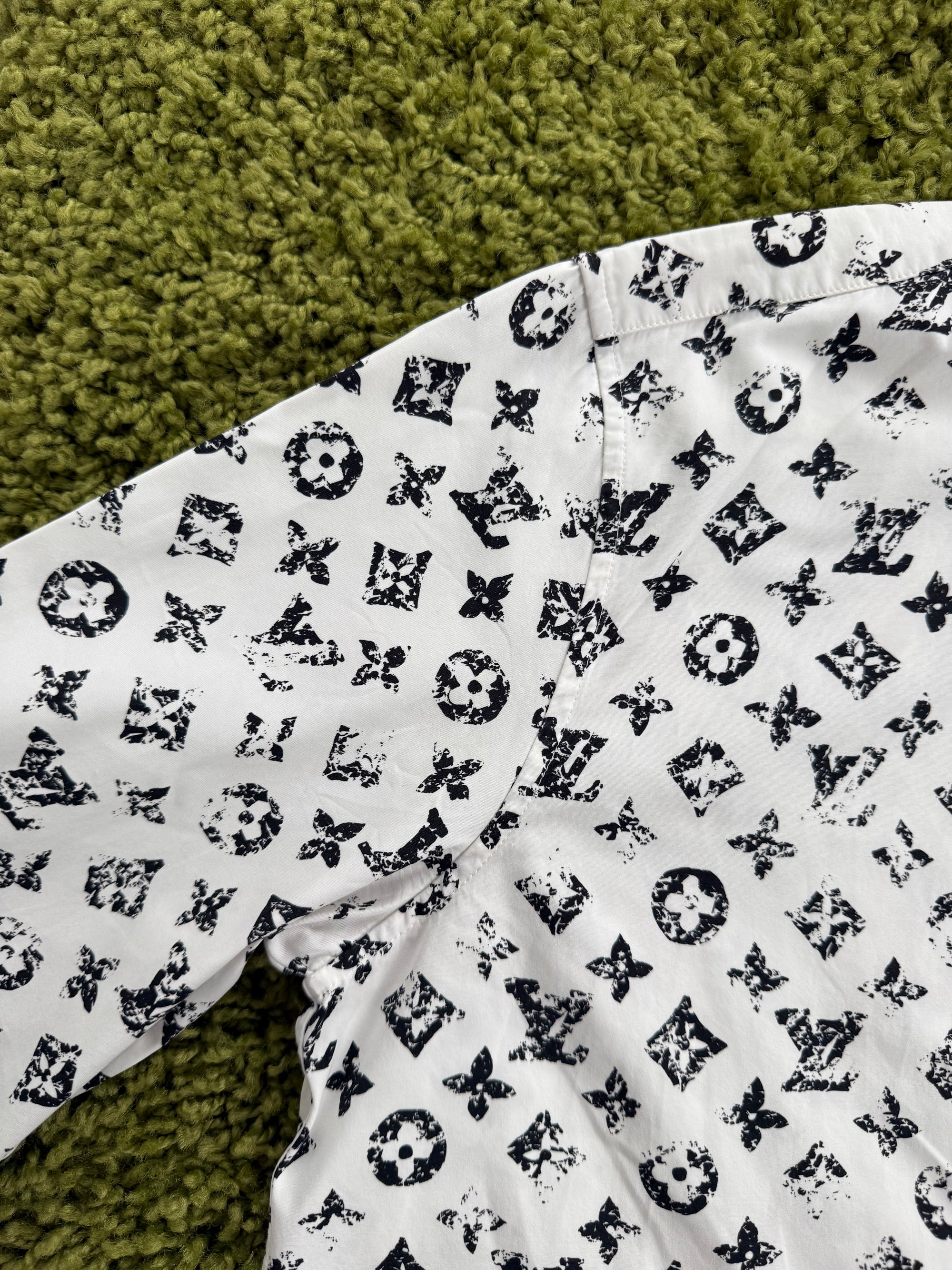 Camicia Louis Vuitton Bianco Nero 38