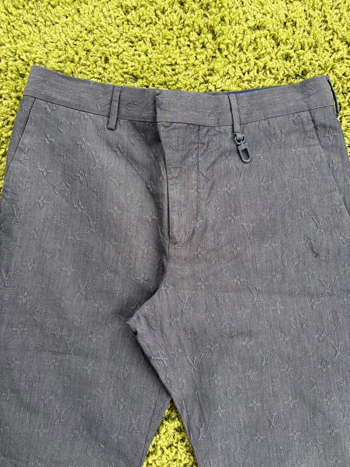 Pantalone Louis Vuitton Grigio Monogram 40