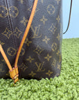 Borsa Neverfull MM monogram Louis Vuitton Marrone