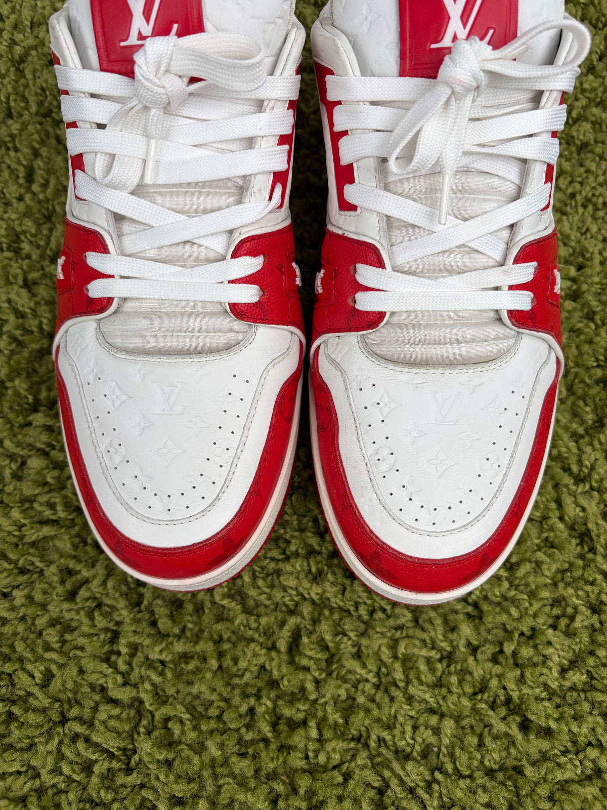 Louis Vuitton Trainer Rosso 9
