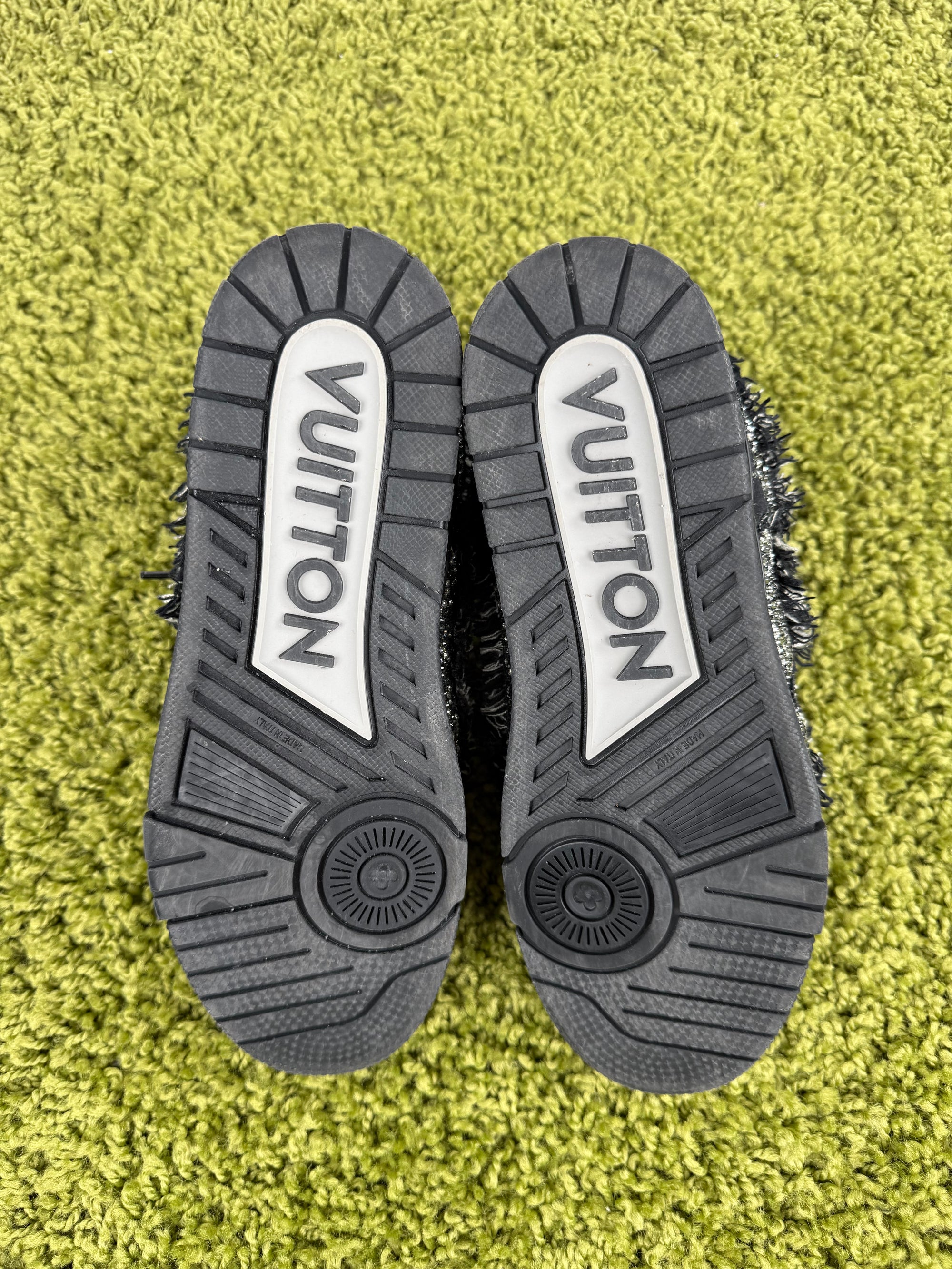 Louis Vuitton Skate in denim con dettagli Swaroski 42 veste 43