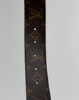 Cintura Monogram Louis Vuitton Marrone 90/36