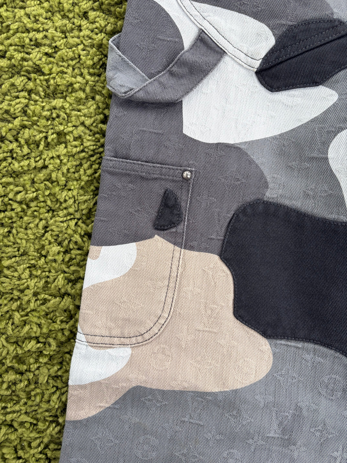 Jeans Louis Vuitton X KidSuper Patchwork Multicolor 34