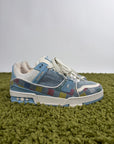 Louis Vuitton Trainer in Denim azzurra 6