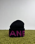 Cappello Chanel nero e fucsia
