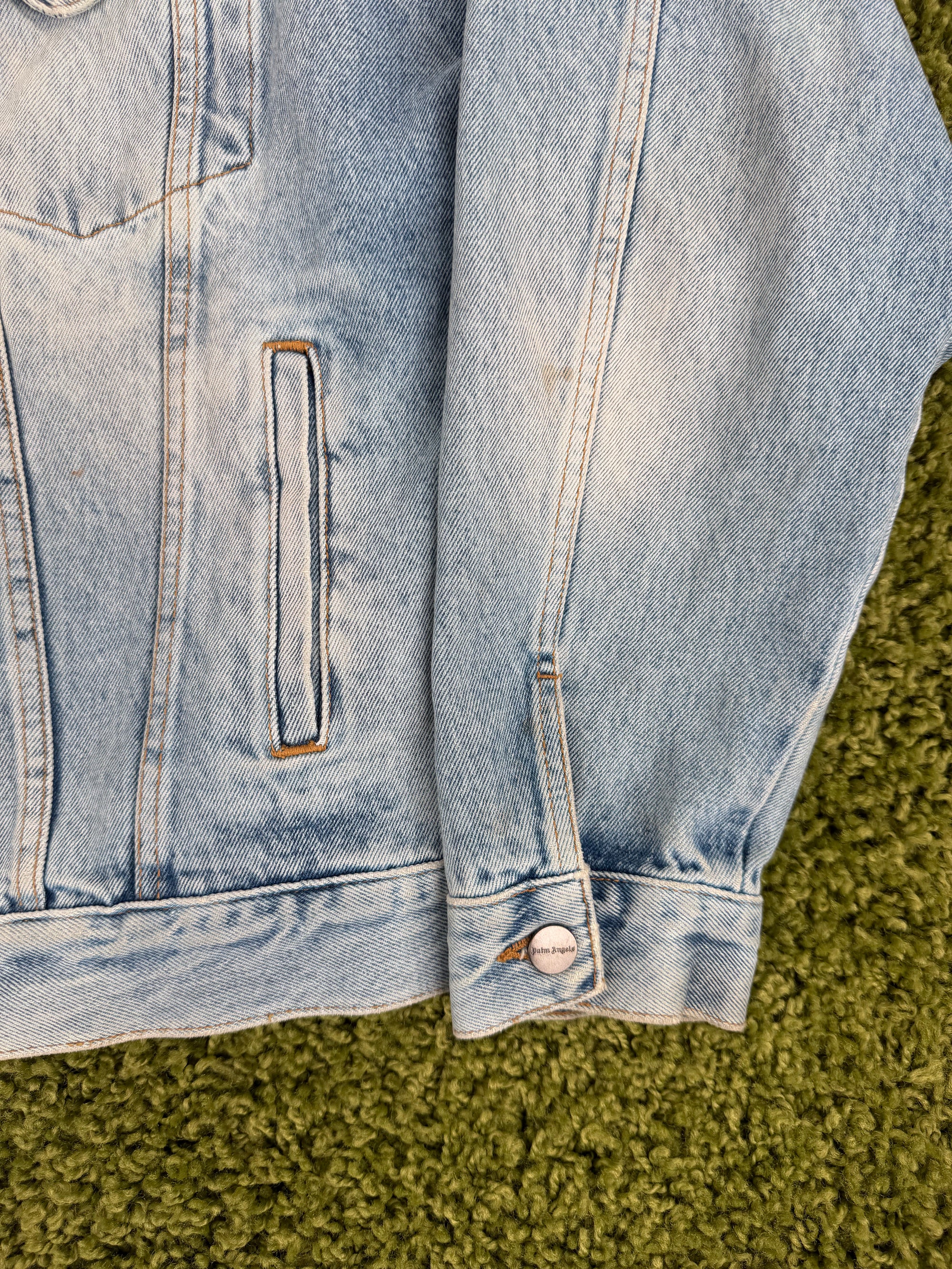 Giacca In Denim Palm Angels M
