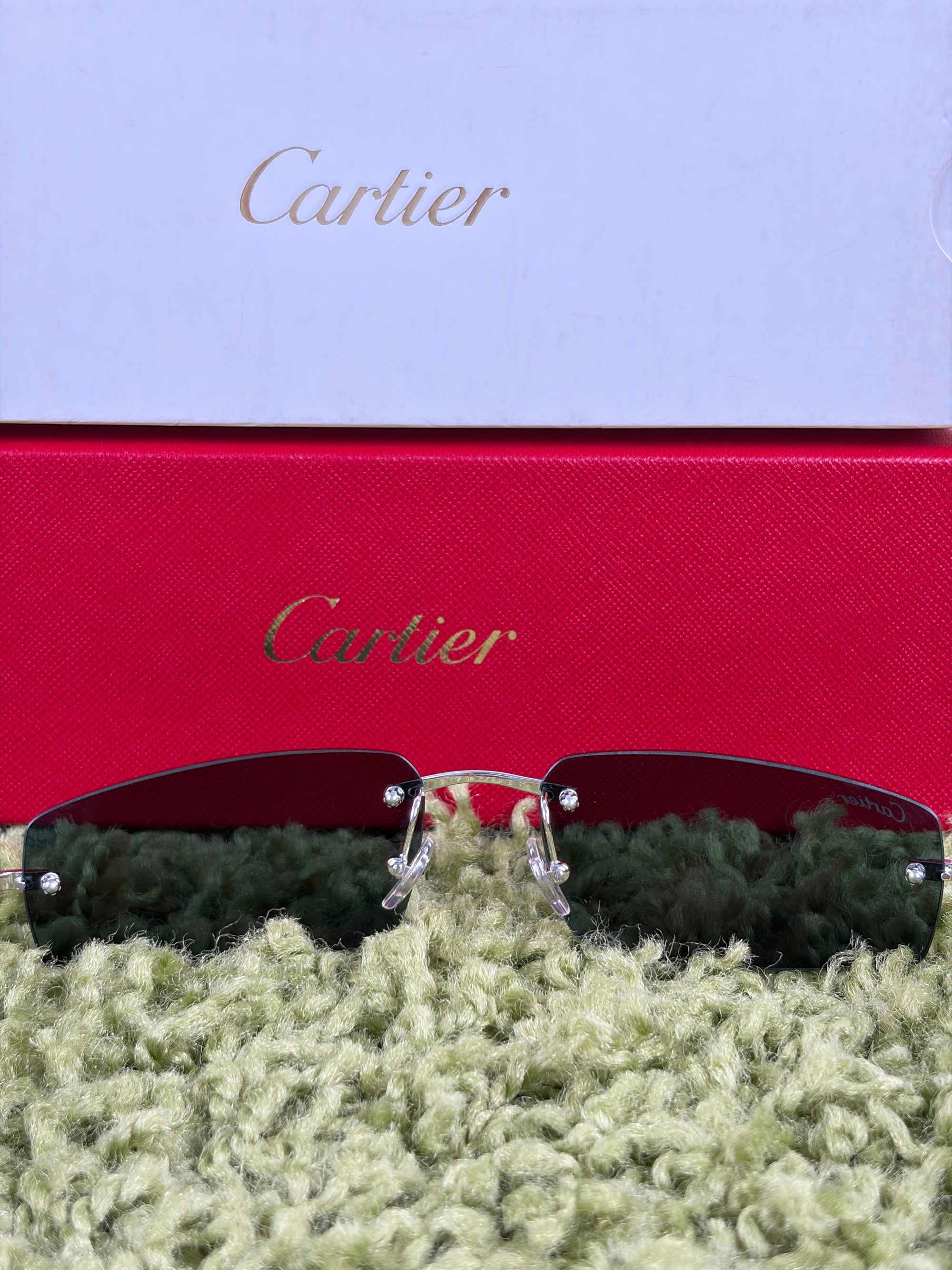 Occhiali Cartier 4754195 viola e neri