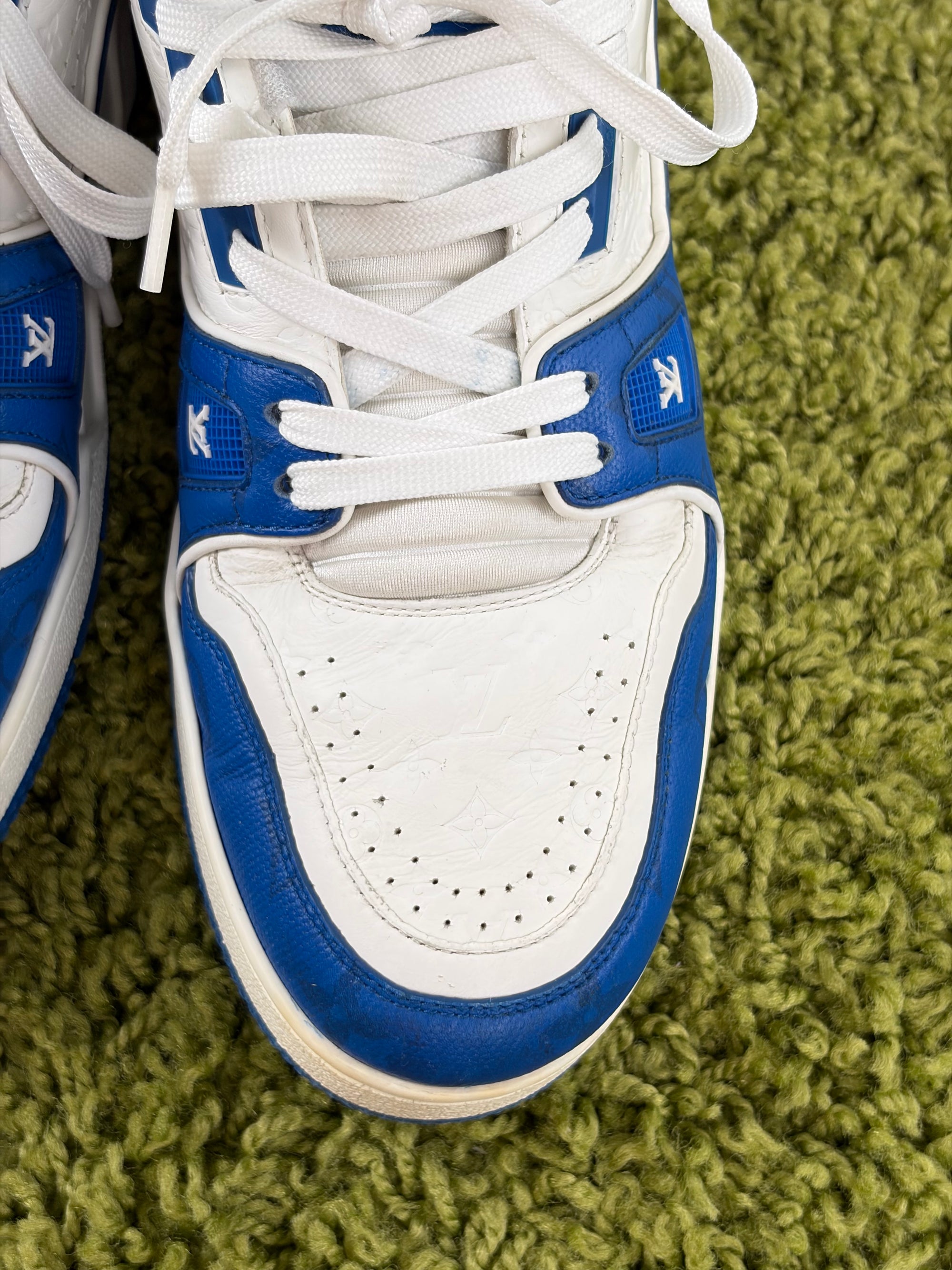 Louis vuitton trainer size 7=41 calza 42 blu e bianche