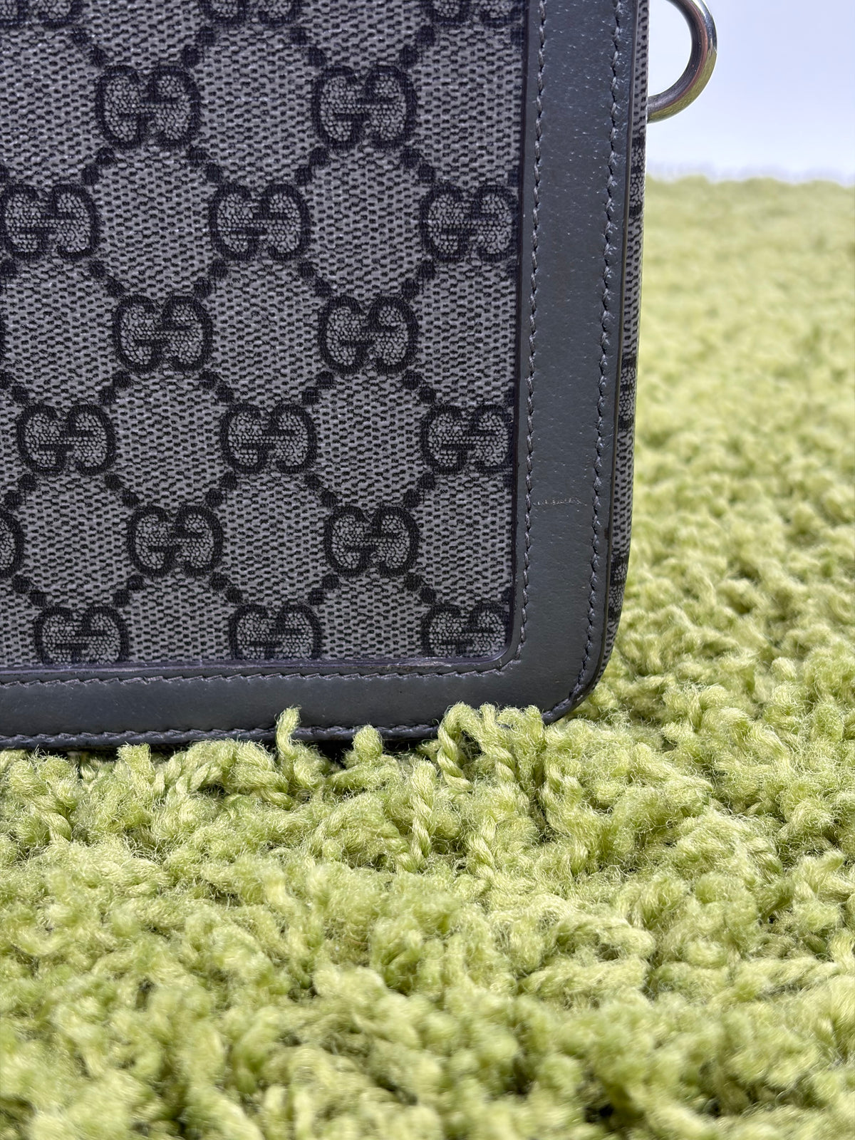 Borsa Gucci Ophidia in Tela GG Verde con tracolla rimovibile