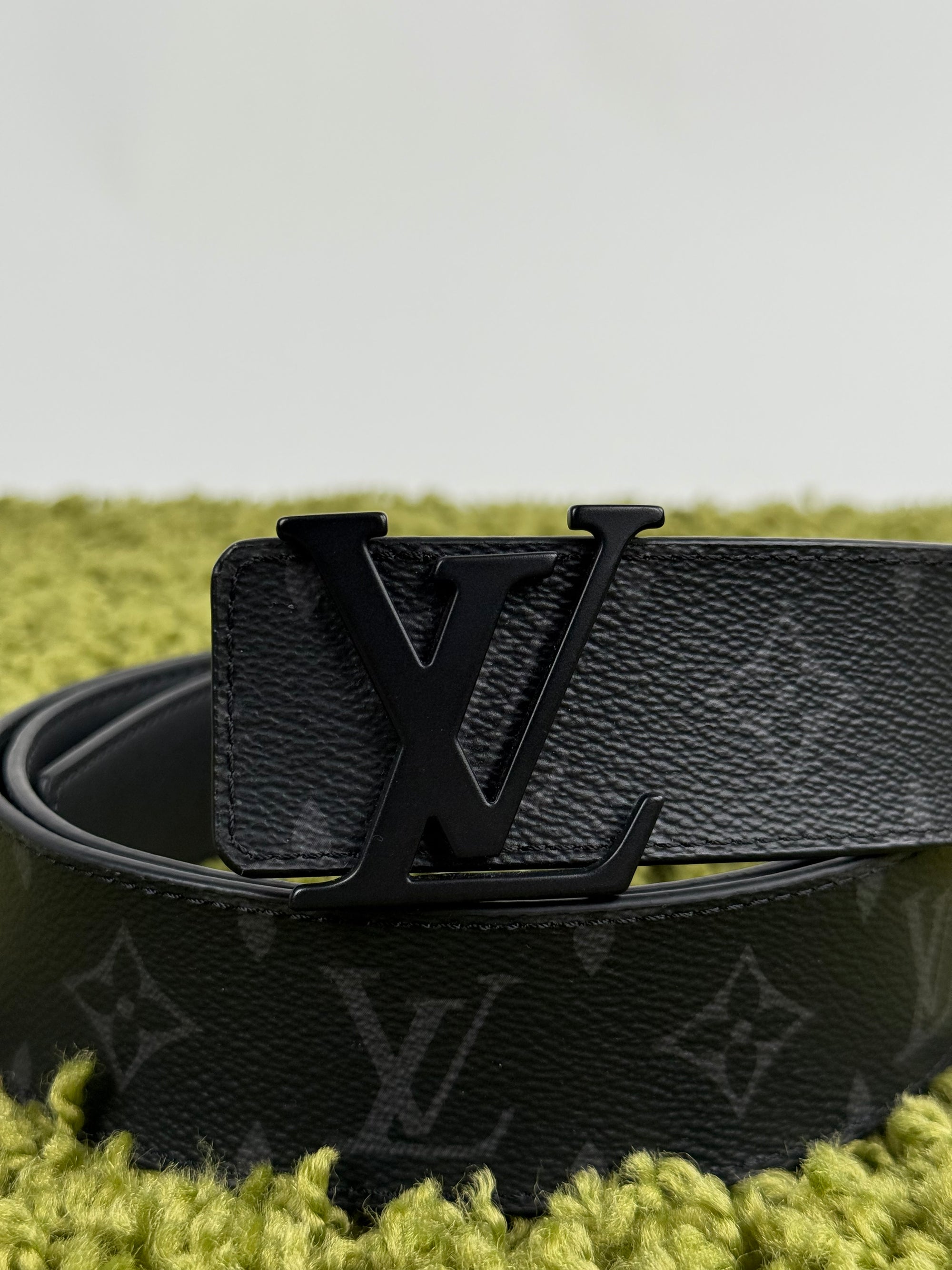 Cintura Louis Vuitton In pelle Nera 110cm