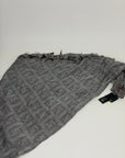 Foulard fendi grigio e marrone