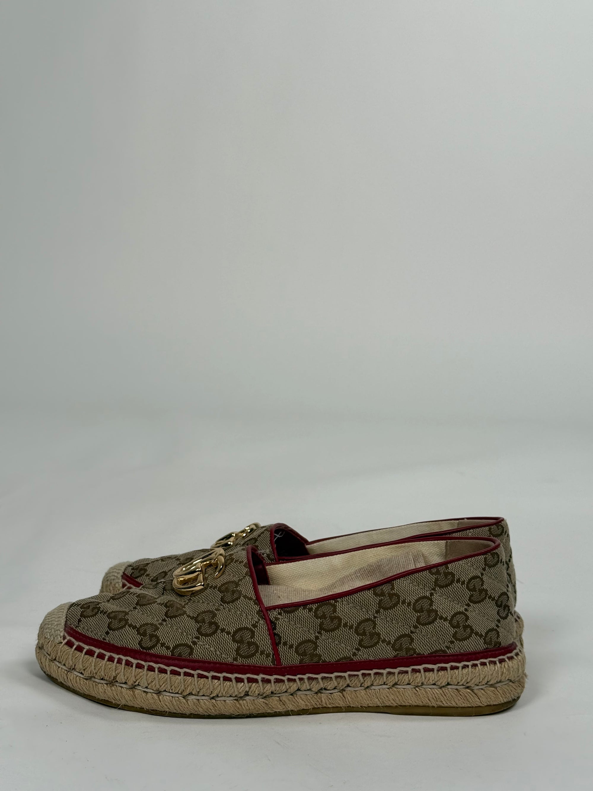 Gucci Espadrillas Size 37 beige e rossi